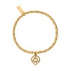 Sacred Earth Sparkle Disc Air Bracelet - Gold