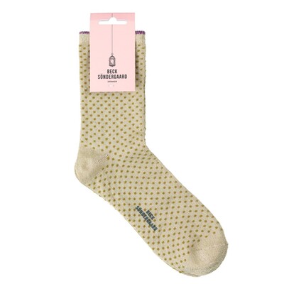 Dina Small Dots Socks - Plantation