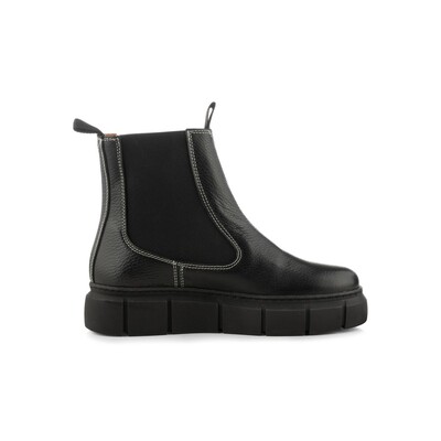 Tove Chelsea Leather Boot - Black