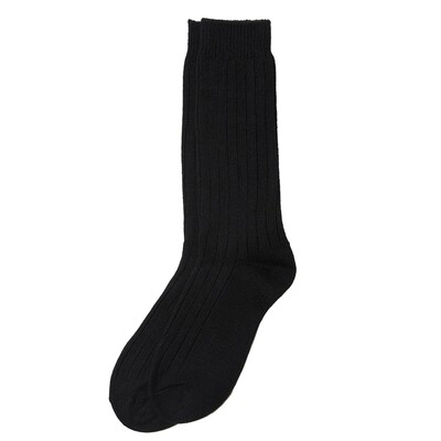 Wool Mix Socks - Black