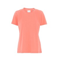 Image of Light Organic Cotton Tee - Bright Coral