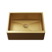 Image of UM60GOLD Designer Belfast Single Bowl Sink Gold