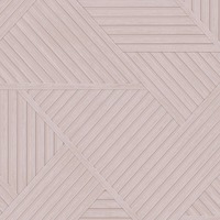 Image of Wood Geometric Wallpaper Pink Holden 13203