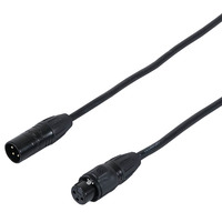 3 Pin XLR to XLR IP Rated DMX Lead 1.5m
