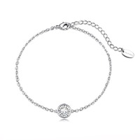 Image of Crystal Anklet Created with Swarovski&#174; Crystals