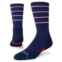 Image of Stance Unisex Independence Crew Sock - Navy Blue