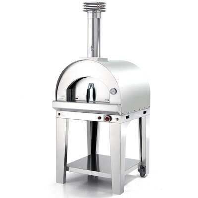 Fontana Margherita Stainless Steel Gas Pizza Oven Including Trolley
