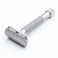 Image of Rex Envoy XL Long Handle All Stainless Steel Safety Razor