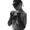 Aubade Boite A Desir Mask and Gloves - Black - One Size from Belle Lingerie