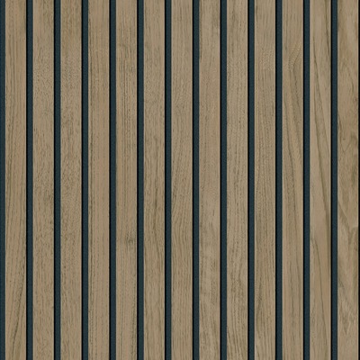 Panacea Wood Slats Wallpaper Walnut Belgravia 1157