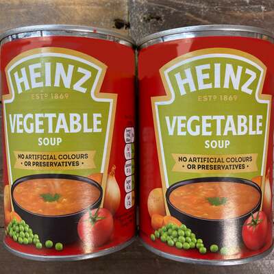 2x Heinz Vegetable Soups (2x400g)
