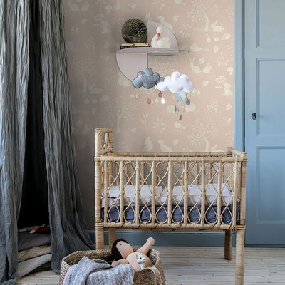 Apelviken 2 Ivar Wallpaper Pink Galerie 44127
