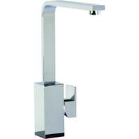 Image of CDA TV9CH Square contemporary side lever tap in chrome Chrome