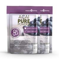 Image of 100% Pure Acai Berry Powder 100g Pouch for Smoothies & Juices - 2 Pouches (200g)