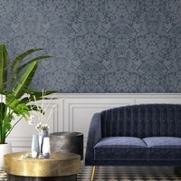 Image of Alchemy Wallpaper Collection Loxley Navy Holden 65801