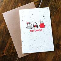 Christmas Seed Paper Greetings Card (3 pack)
