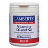 Image of Lamberts Vitamins D3 and K2 60's