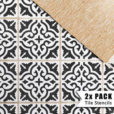 Seville Tile Stencil - 4" (100mm) / 1 pack (1 stencil)