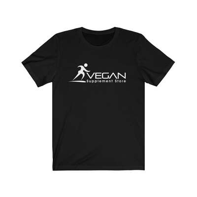 Vegan Supplement Store Unisex Jersey Short Sleeve Tee, Black / 2XL