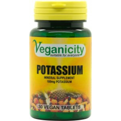 Vegan Potassium 100mg Tablets | Vegan Supplement Store