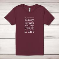 Im An Intelligent Classy Woman Adult T-Shirt