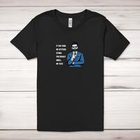 Attitude Stinks Smell My Cock Adult T-Shirt – Black, Large