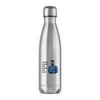 Attitude Stinks Smell My Cock Water Bottle – Silver, One