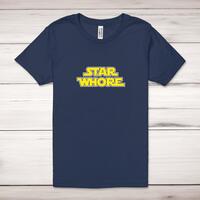 Star Whore Adult T-Shirt – Navy, Small
