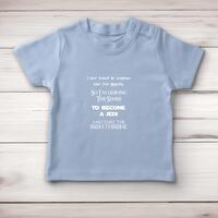 Take The Iron Throne Baby T-Shirt – Blue, 6-12 Months