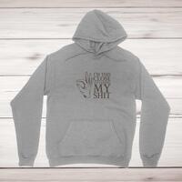 Losing My Shit Hoodie – Grey, Small