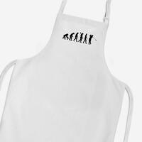 Evolution Of A Golfer Apron – White, One