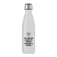 The Universe Made Of Morons Water Bottle – Silver Glitter, One
