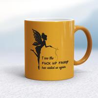 The Fuck Up Fairy Mug – Gold, 10oz