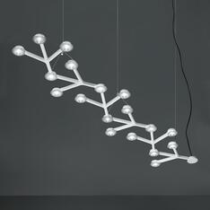 Artemide Net Line Pendant - Led - Line 125 - Glossy White Designer Pendant Lighting