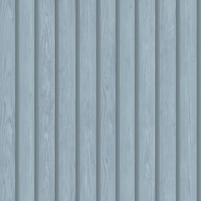 Wood Slat Wallpaper Blue Holden 13302