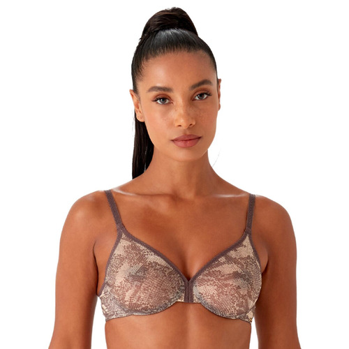 Gossard Glossies Snake Sheer Bra - Snake Print