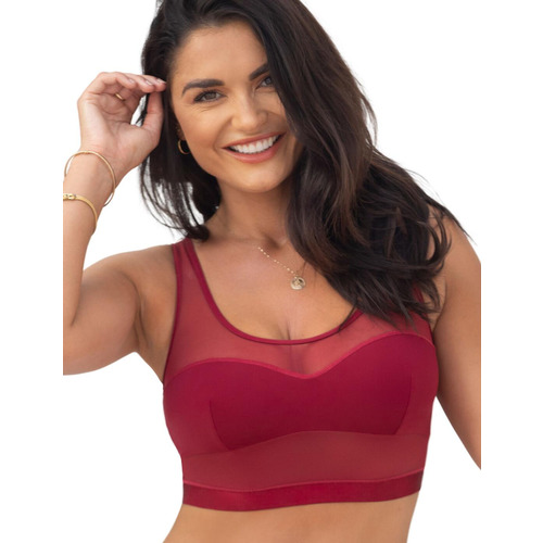 Pour Moi India Soft Cami Top - Deep Red