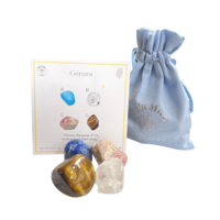 Gemini Zodiac Birthstones Crystal Gift Pack