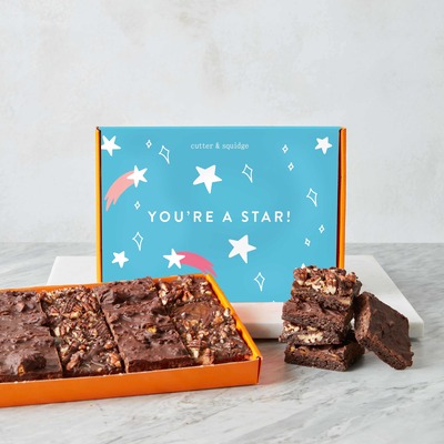 You’re A Star! Vegan Wheat-Free Mini Brownie Box - 12 Pieces
