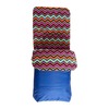 Image of Red Kite Fleece Lined Cosytoes Blue Zigzag