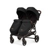 Image of Ickle Bubba Venus Double Stroller Max (Fabric Colour: Black)