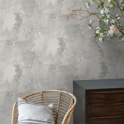 Brandenburg Wallpaper Grey Concrete Effect Grandeco WL1201