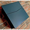 Envelope Steel Letterbox, Mailbox, Postbox, - Anthracite Grey, Wall-mounted, Lockable & Secure