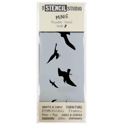 Stencil MiNiS - Seagulls - 20% off 4+ - Sheet Size 20 x 8 cm