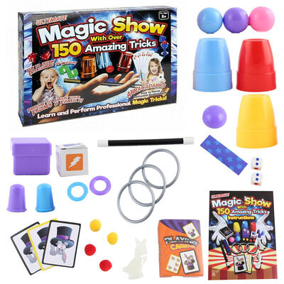 Children’s Ultimate Magic Show Set With 150+ Amazing Tricks