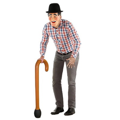 80cm Inflatable Old Man/Woman Walking Stick Cane