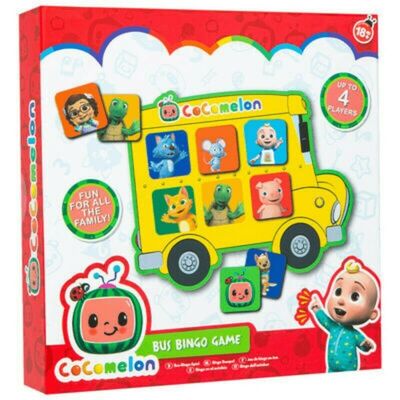 Cocomelon Bus Bingo Picture Matching Educational Game