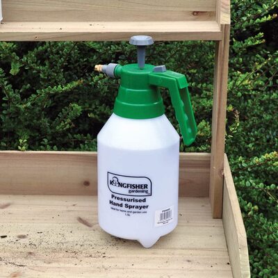 1.5L Hand Pump Action Garden Weed Killer Pressure Sprayer - TWO