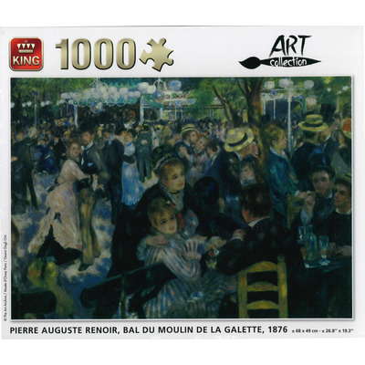 1000 Piece Art Collection Jigsaw Puzzle Renoir Bal Du Moulin De La Galet