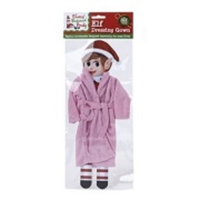 Toy Elf Pink Dressing Gown Accessory